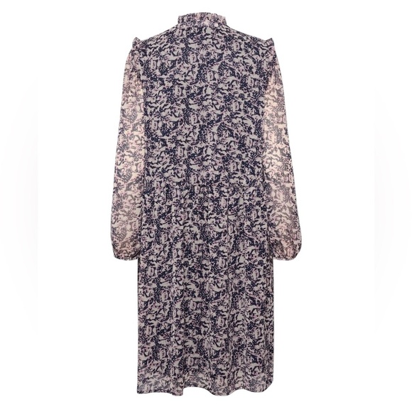 Saint Tropez PresleySZ Long Sleeve Midi Dress Mulberry Purple Size S - Picture 4 of 14